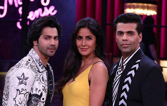 Koffee with Karan show, Karan Johar, Varun Dhawan and Katrina Kaif, 2018