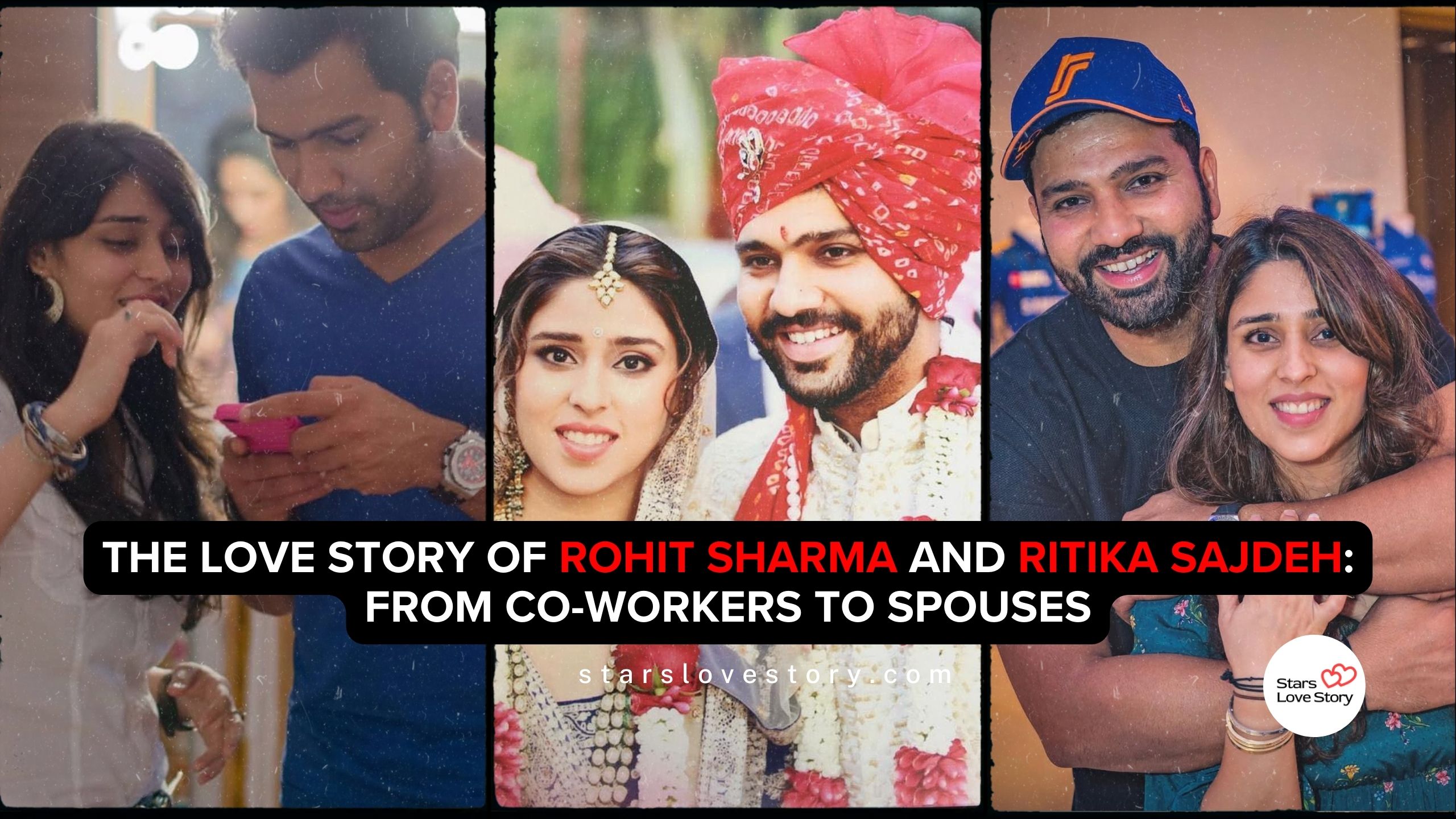 Love story of Rohit Sharma and Ritika Sajdeh